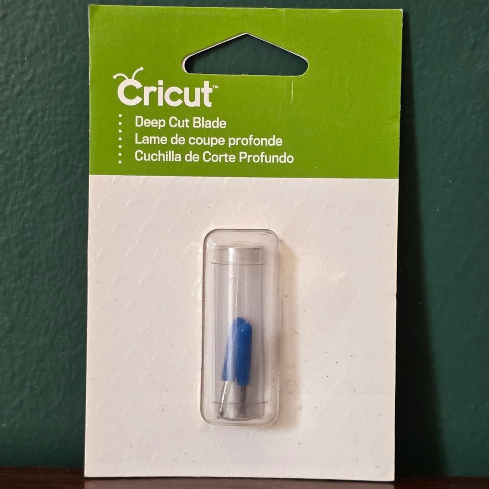 Cricut Deep Cut Blade 290630 Replacement for Thicker Materials New Carded